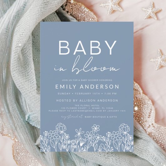 Budget Wilde Baby in het Baby shower Bloom Flyer