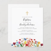 BUDGET Wilde bloem Incasso (Voorkant / Achterkant)