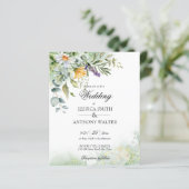 Budget wilde bloemen greenery floral bruiloft nodi (Staand voorkant)