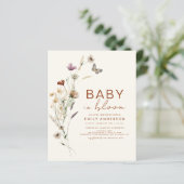 Budget Wildflower Baby in Bloom Shower Terracotta (Staand voorkant)