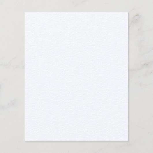 BUDGET Wildflower Baptisme uitnodiging (Achterkant)