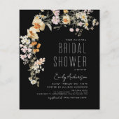 Budget Wildflower Boho Bridal Shower Flyer (Voorkant)