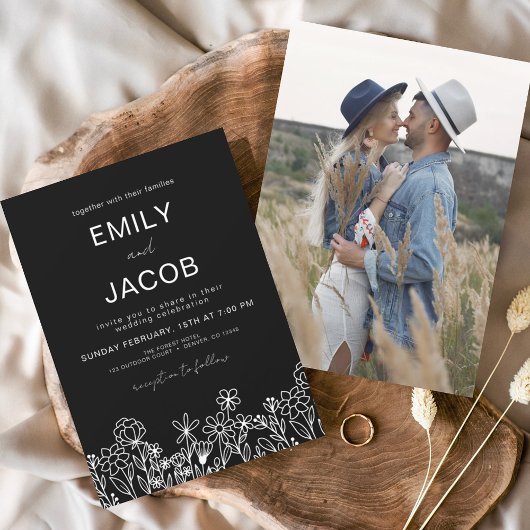 Budget Wildflower Boho Foto Weddenschap