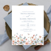 Budget Wildflower Garden Uitnodiging voor een brui Flyer