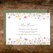 Budget Wildflower Nieuw Huis | Adreswijziging