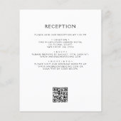 Budget Wildflower Rustic Boho Huwelijksuitnodiging (Achterkant)