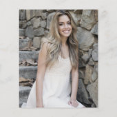 BUDGET Wildflower Viering van het Leven Uitnodigin Flyer (Achterkant)