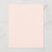 Budget Wildflowers Blush Pink Afstudeerder Party U (Achterkant)