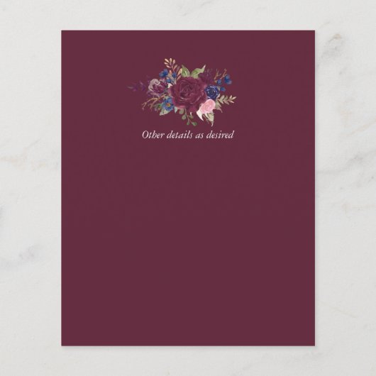 Budget Wine Tasting Wedding of Vrijgezellenfeest I (Achterkant)