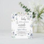 Budget Winter Baby Het is een koude buitenuitnodig (Staand voorkant)