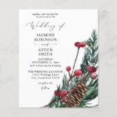 Budget Winter Berries & Pine Greenery Wedding (Voorkant)