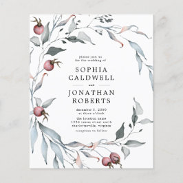 Budget Winter Berries QR Code Weddenschap