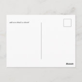 BUDGET Winter Blue Thistle Weddenschap Briefkaart (Achterkant)