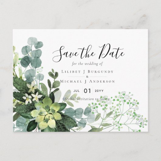 BUDGET Winter Blue Thistle Weddenschap Briefkaart (Voorkant)