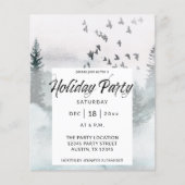 Budget Winter Boom Rustic Holiday Partij (Voorkant)