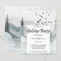 Budget Winter Boom Rustic Holiday Partij