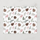 Budget Winter Botanicals Kerstmis Foto (Achterkant)