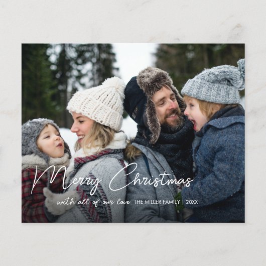 Budget Winter Botanische Kerst Foto (Voorkant)