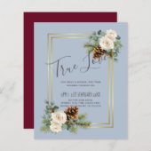 BUDGET Winter bruiloft witte rozen goud stoffig bl (Voorkant / Achterkant)