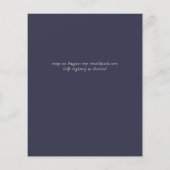 BUDGET Winter Eucalyptus Denneappels Trouwdag Flyer (Achterkant)