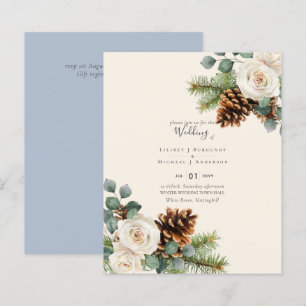 BUDGET Winter Eucalyptus Dennenappels Trouwen