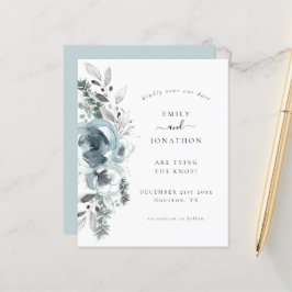 Budget Winter Florals Weduwsdatum
