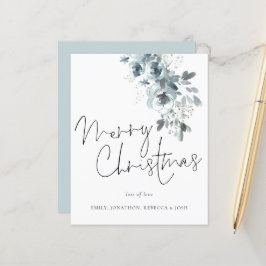 Budget Winter Foliage Merry Kerstmis Kaart