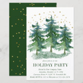Budget Winter Forest Company Holiday Party (Voorkant / Achterkant)
