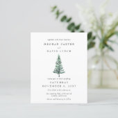 Budget Winter Forest Pine Wedding (Staand voorkant)