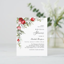 Budget Winter Holly Berry Vrijgezellenfeest Flyer