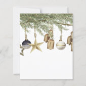 Budget Winter Kerst Borrelkaart voor Baby (Achterkant)