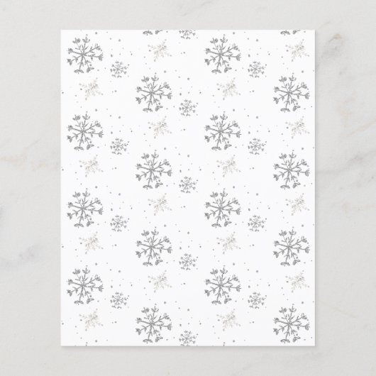 Budget Winter Onederland Eerste Verjaardag Woodlan (Achterkant)