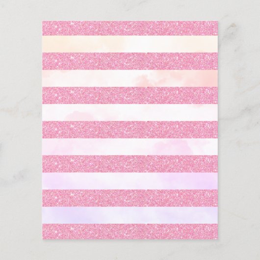 Budget Winter ONEderland Roze Meisje 1e Verjaardag (Achterkant)