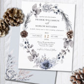 Budget Winter Pine Cone Floral Weddenschap
