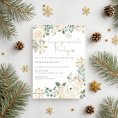 Budget Winter Snowflake Floral Verloving