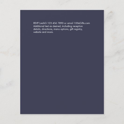 BUDGET Winter Weddenschap Burgundy Blauwgroen Blue (Achterkant)