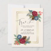 BUDGET Winter Weddenschap Burgundy Blauwgroen Blue (Voorkant)