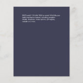 BUDGET Winter Weddenschap Eucalyptus Greenery Roze Flyer (Achterkant)