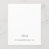 Budget Winter White Floral & Pine Wedding Wreate (Achterkant)