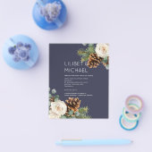 BUDGET Winterhuwelijk Eucalyptus Groene takken Roz Flyer (Enkel)