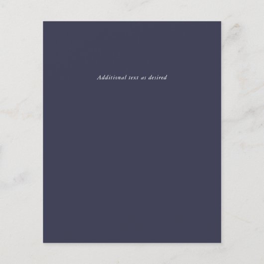 BUDGET Winterhuwelijk Witte Rozen Goud Stofblauw (Achterkant)