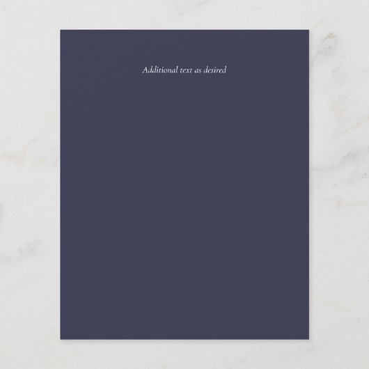 BUDGET Winterhuwelijk Witte Rozen Goud Stofblauw (Achterkant)