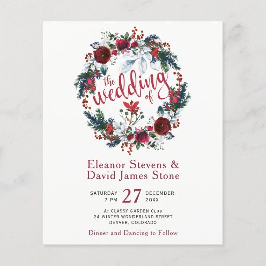 BUDGET winterpleisterwedstrijd (Voorkant)