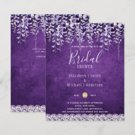 BUDGET Wisteria Floral Lace VRIJGEZELLENFEEST INVI
