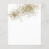 BUDGET Wit Goud 30e Ballonnen Confetti Verjaardag (Achterkant)