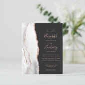 Budget Wit Grijs Roos Gold Agaat Dark Wedding (Staand voorkant)