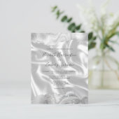 Budget Wit Grijs Zilveren Agaat Witte Zijde Trouwe (Staand voorkant)