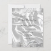 Budget Wit Grijs Zilveren Agaat Witte Zijde Trouwe (Voorkant)