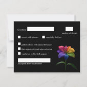 🌈 Budget With Menu RSVP Technicolor Love  (Achterkant)