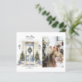 BUDGET Witte Kerst Deur Nieuwe Home Foto Verhuizen (Staand voorkant)